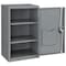 Global Industrial Assembled Wall Storage Cabinet, 19-7/8x14-1/4x32-3/4, Gray 269877GY - alternate 1